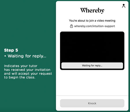 Whereby Step 5: Join Class Meeting